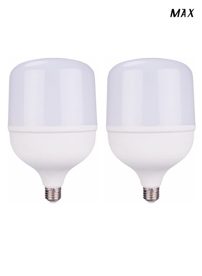 ماكس مصباح LED بقوة 60 واط، قاعدة E27، لون أبيض بارد، سطوع 5000 لومن، مصباح صناعي وتجاري عالي السطوع، درجة حرارة اللون 6500 كلفن - Image 1